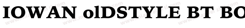 IOWAN olDSTYLE BT BO字体转换